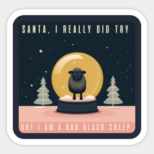 Bad Black Sheep Sticker